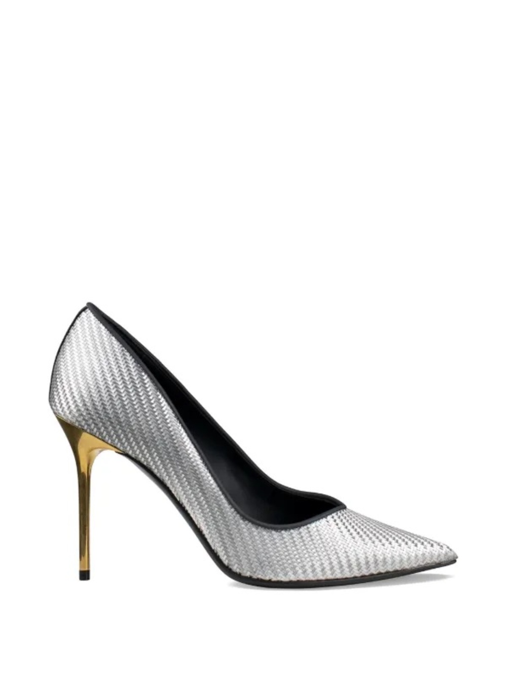 Balmain ruby in metallic pumps sz 37